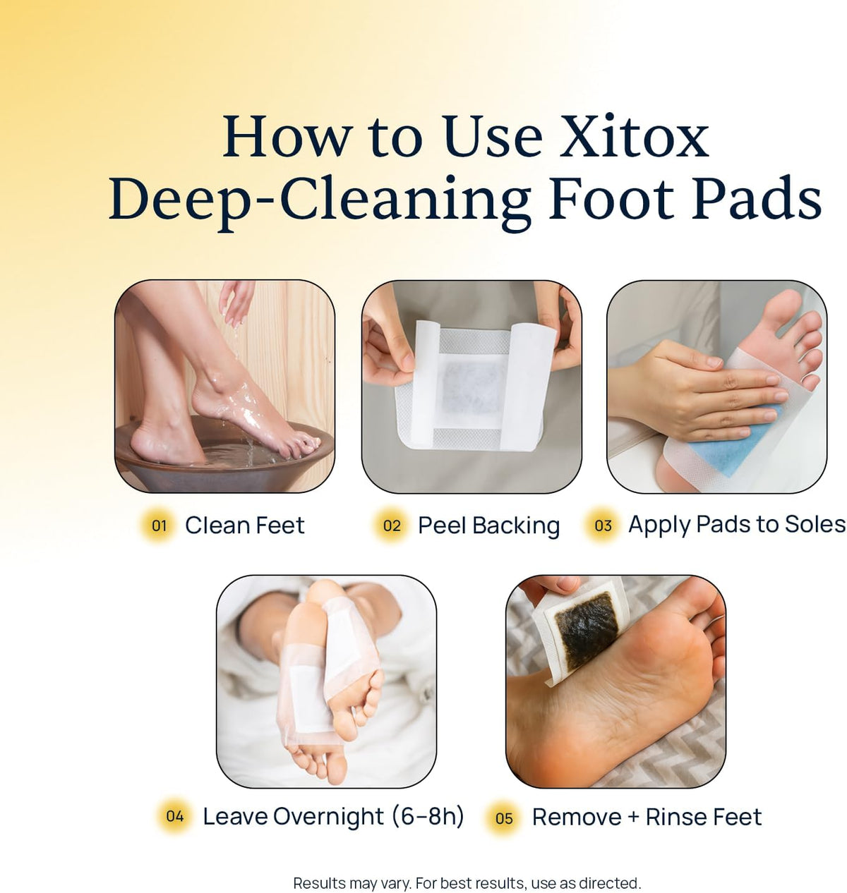 Xitox and Levitox Bundle - Nighttime Liver Care - Foot Pads, Milk Thistle | Foot-Liver Night Routine, For Overnight Recovery, With Bamboo Vinegar and Dandelion, Wear Overnight, One Daily