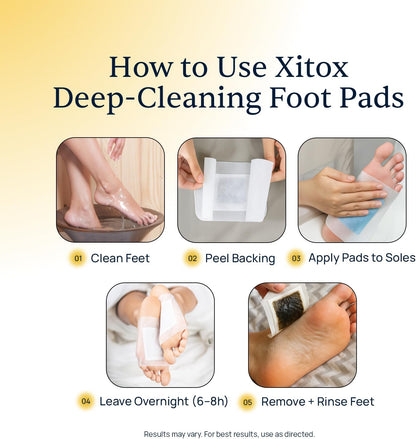 Xitox and BellyFlush Bundle - Overnight Cleanse - Foot Pads, Bentonite Clay | Foot-Gut Night Cleanse, For Overnight Comfort and Lighter Days, With Bentonite Clay, Wear Pads, Two Capsules Daily