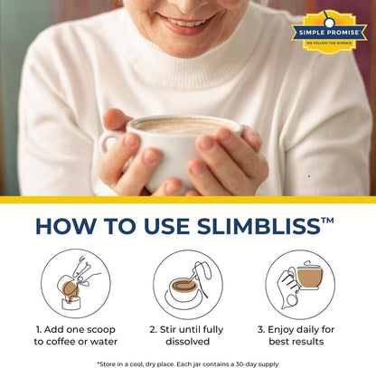 Simple Promise SlimBliss - Sugar Free Coffee Creamer with MCT Oil Powder - Supports Metabolism, Energy, and Digestion - MCT Powder for Coffee, Keto Coffee Creamer, Healthy Mocha Creamer - 30 Servings