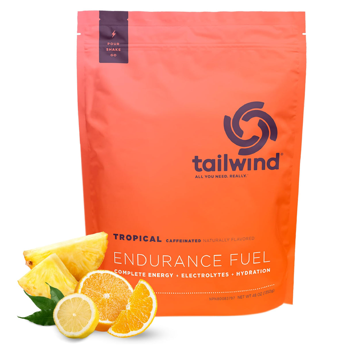 Tailwind Nutrition Endurance Fuel, Dauwaltermelon, 50-Serving Bag