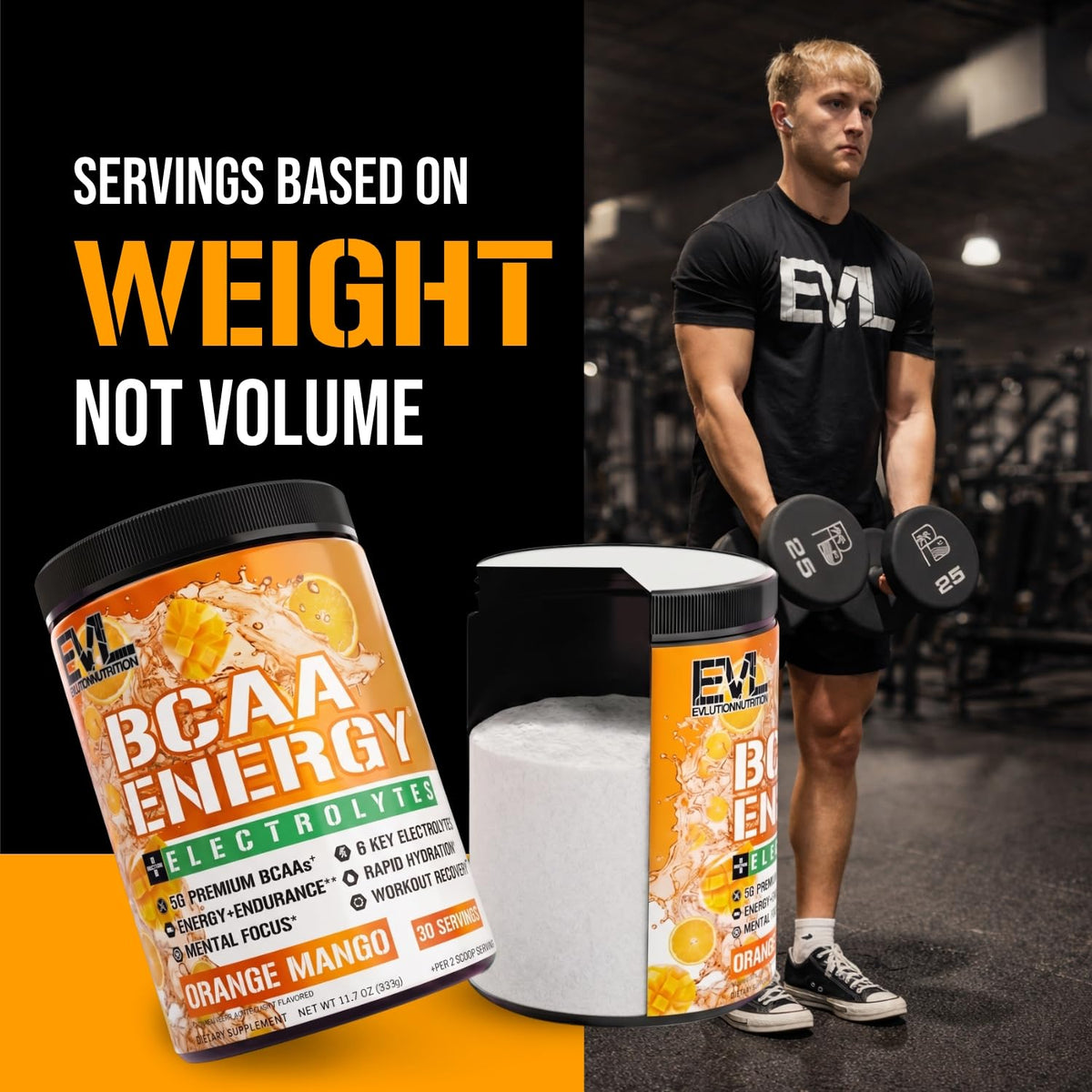 Evlution EVL BCAAs Amino Acids Powder - BCAA Energy Pre Workout Powder for Muscle Recovery Lean Growth and Endurance - Rehydrating Post Workout Recovery Drink with Natural Caffeine - Pink Lemonade