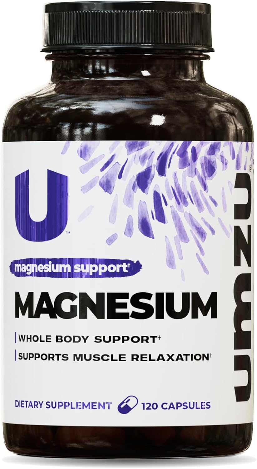 UMZU Daily Magnesium Complex Capsules, 30 Day Supply | 3 Bioavailable Magnesium Forms, High Absorption, Energy and Metabolism Support, Muscle Relaxation, Calmness, Daily Wellness