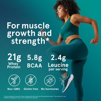 Puori Whey Protein Powder, Bourbon Vanilla - PW1 Pasture-Raised, Grass-Fed Whey Protein Powder Drink Mix containing BCAA Amino Acids - Post-Workout Supplement for Muscle Gain & Recovery - 30 Servings