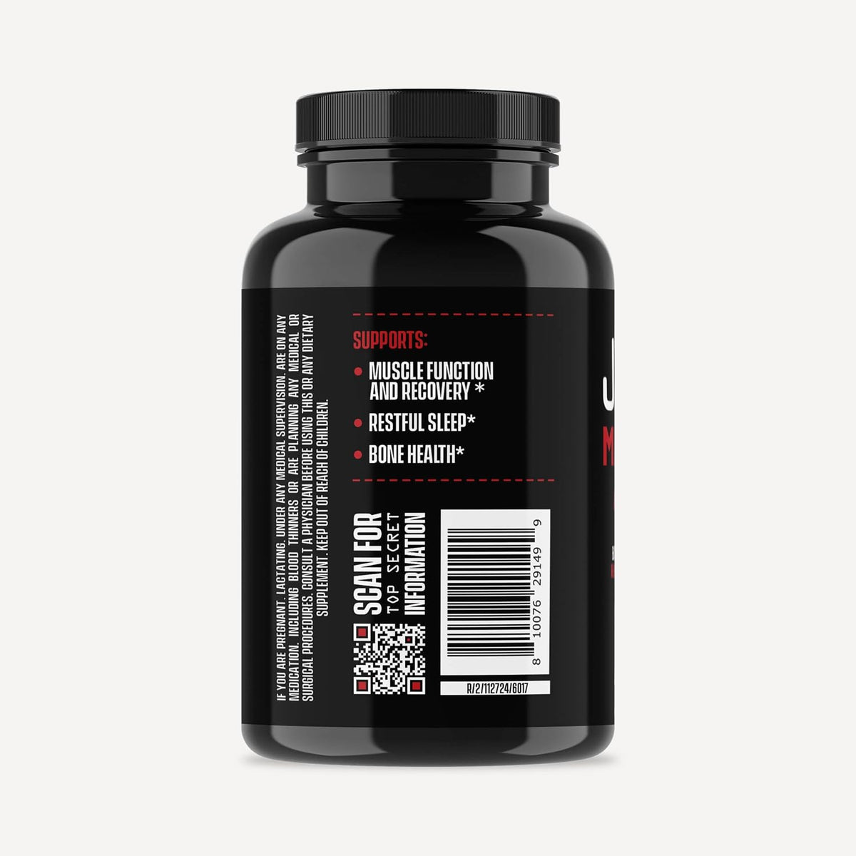 Jocko Fuel Magnesium Complex Supplement - Magnesium Glycinate, Citrate, & Taurate Capsules Dietary Supplement for Muscle Recovery & Relaxation, Heart, Nerve, Bone Support, & Sleep 30-Day Supply