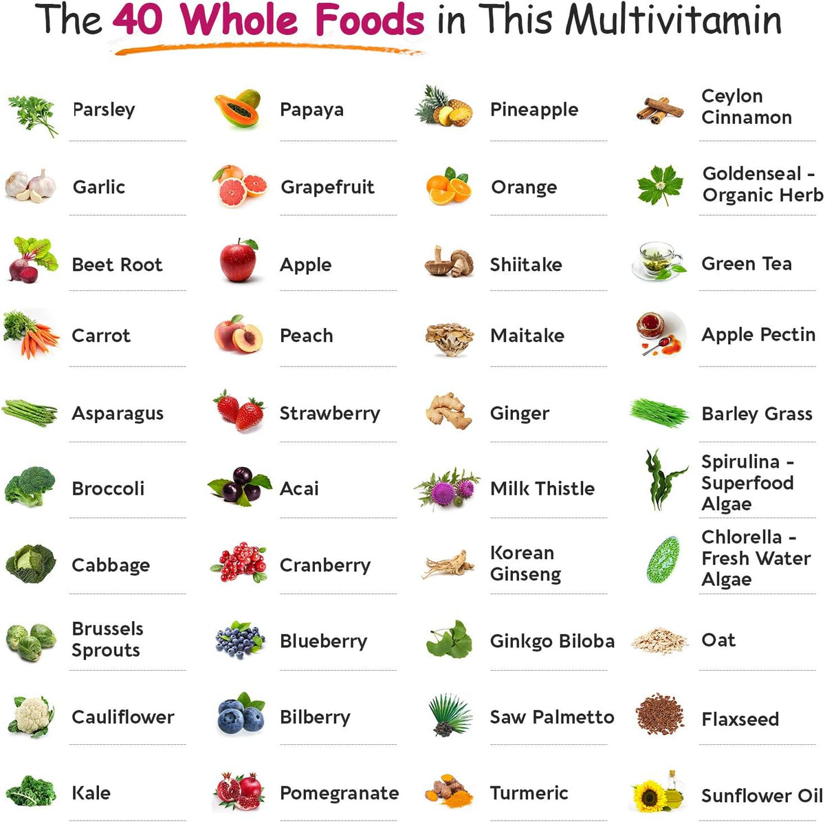 Wholesome Wellness Whole Food Multivitamin for Women - Natural Multi Vitamins, Minerals, Organic Extracts - 120 Tablets