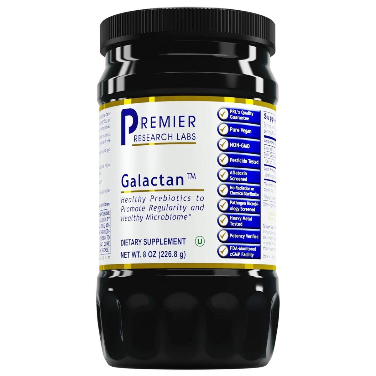 Premier Research Labs Galactan - Larch Arabinogalactan Powder for Men & Women, Prebiotic Fiber Powder for Healthy Gut Microbiome, Larch Tree Extract, Calcium - 8 oz Premier Research LabsBuy Supplements Australia