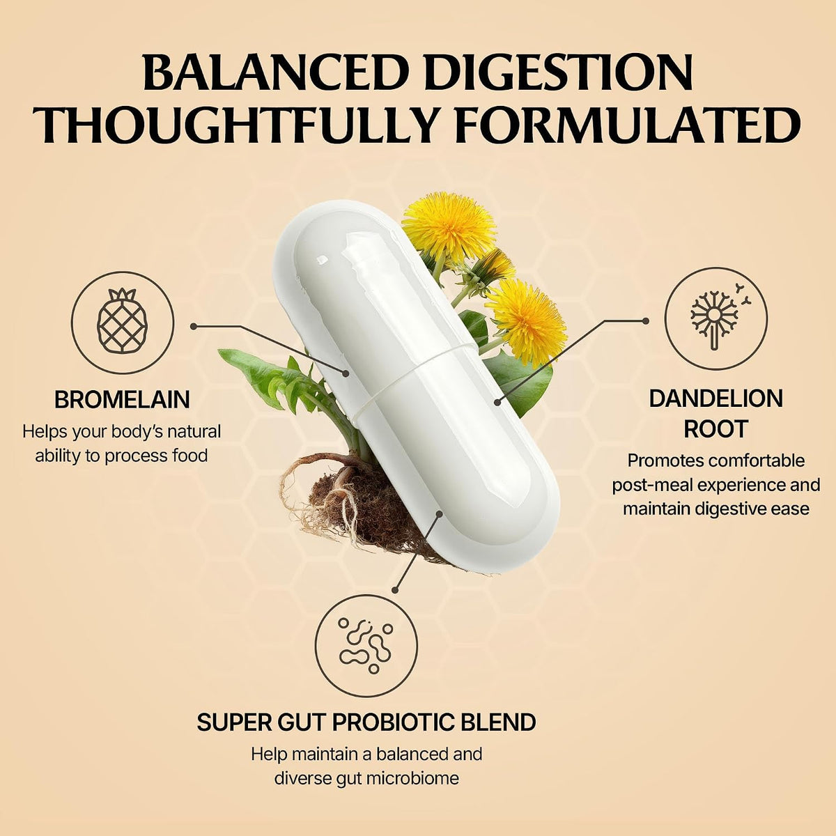 Paulina FITNESS Reset Daily Probiotic + Prebiotic Gut Reset for Women | Plant Digestive Enzymes Support Bloating Relief, Weight Management & Gut Health, Vegan, Unflavored, 30-Day Supply