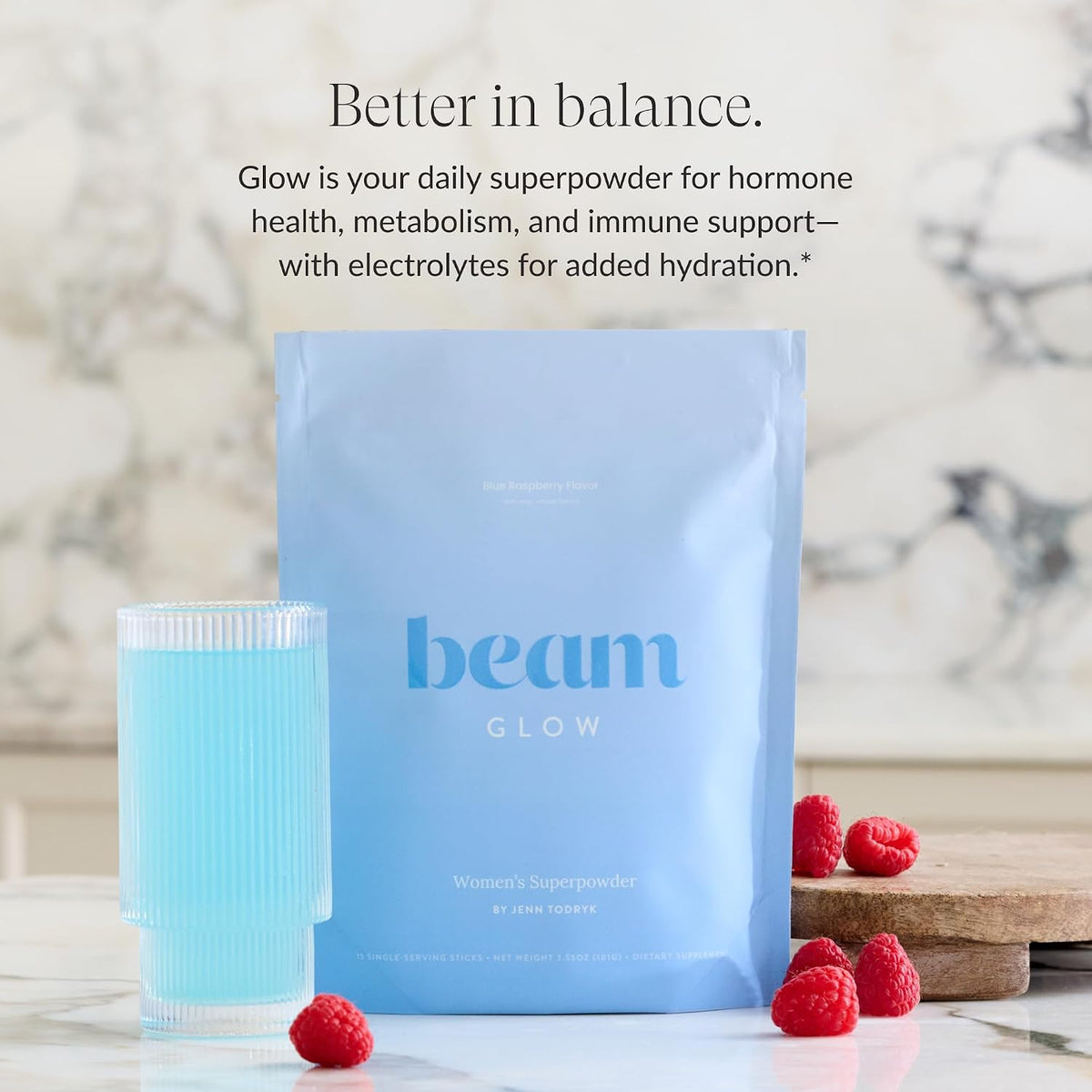 BEAM Glow + Colostrum Powder Bundle – Beauty and Gut Health Superfood Duo for Radiant Skin, Healthy Hair, Immune Support, Digestive Balance, Hydration, and Daily Wellness from Within
