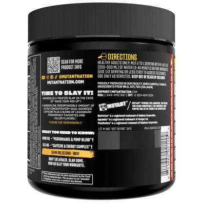 MUTANT Madness, Ultra-Concentrated Pre-Workout, Fruit Punch, 9.52 oz