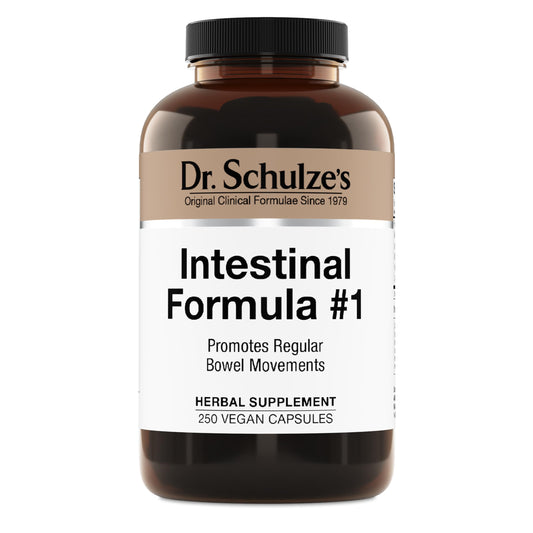 Dr. Schulze's Intestinal Formula #1 - Bowel Movement Supplement for Colon Health Support - Bloating & Constipation Aid - Intestinal Cleanse - All-Natural - Plant-Based - Vegan - 250 Count Dr. Schulze'sBuy Supplements Australia