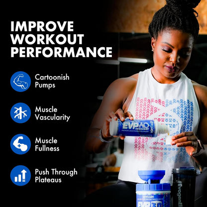 Evogen EVP AQ Liquid Glycerol | Muscle Volumizer | Unflavored | 16 Fl Oz | S7 nitric oxide blend with betaine anhydrous for pumps, vascularity, fullness and hydration; low-stim and clean