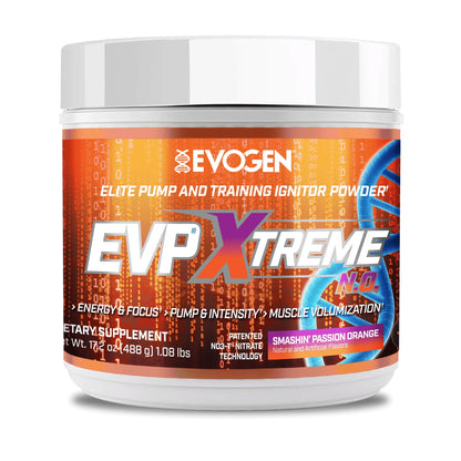 Evogen EVP Xtreme NO Pre-Workout for Men & Women | Sour Candy | 40 Servings | Arginine nitrate, L-citrulline, beta-alanine, creatine and coconut water; caffeine and yohimbe for energy and pumps