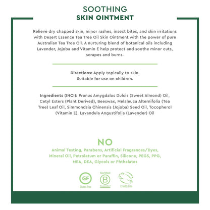 Desert Essence Tea Tree Oil Skin Ointment, 1 oz