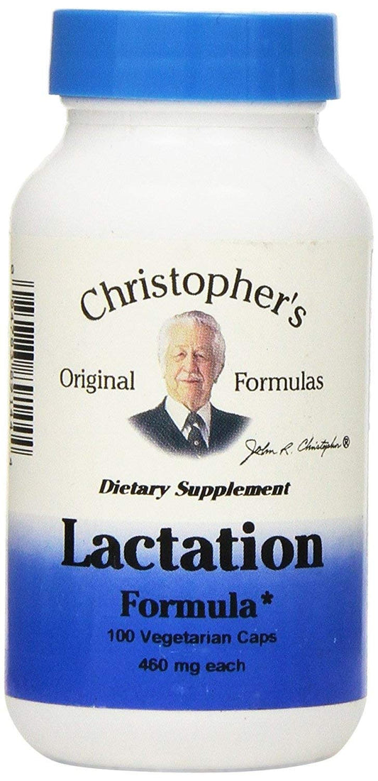 Christopher's Original Formulas Lactation Formula, 100 Capsules (Pack of 2) Christopher's Original FormulasBuy Supplements Australia