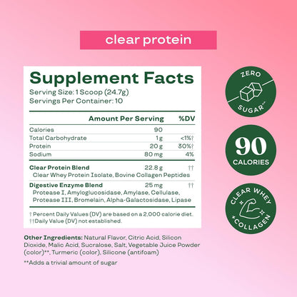 Bloom Clear Protein Raspberry Lemon and Strawberry Watermelon Bundle