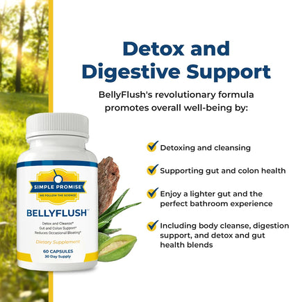 BellyFlush and ElectroSlim Bundle - Gut-Hydration - Capsules, Electrolytes | Gut-Hydration Daily Pair, For Lighter Days, With Milk Thistle and Minerals, Capsules Plus a Stick, 30 Day Supply, Vegan