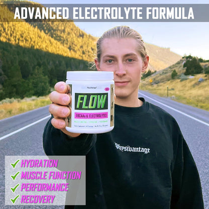 PhysiVantage - Sendure-X Beetroot + Citrulline Powder & Flow Electrolyte Powder with BCAAs