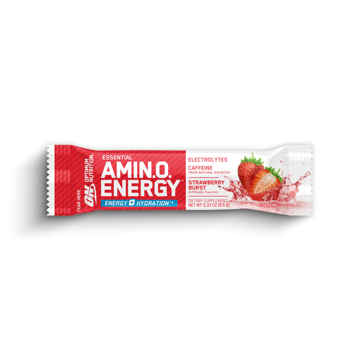 Optimum Nutrition, Amino Energy Powder Plus Focus, with Bcaa, Electrolytes, and Caffeine, Watermelon, 30 Servings | Contains BCAAs, Electrolytes, 100 mg Caffeine, 5g Amino Acids, Zero Sugar, Supports Hydration, Banned Substance Tested