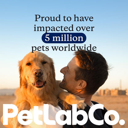 PetLab Co. Probiotic Chews, 30 Soft Chews, 2-Pack, Salmon | 8-strain probiotic blend with prebiotics to support digestive health, skin and seasonal allergy support