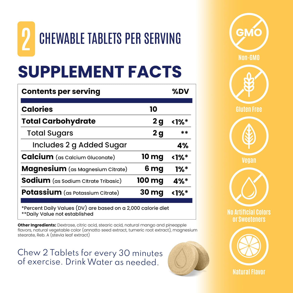 SaltStick High Sodium Electrolyte FastChews - Mixed Berry, 60 Tablets