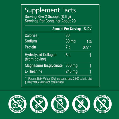 Organika Enhanced Hydrolyzed Collagen Peptides Powder: Easy Absorption Unflavored Collagen Powder for Skin, Hair, Nails, Joints, Muscles, & Gut - Keto, GMO-Free, Grass-Fed (1.1 Pounds)