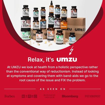 UMZU zuACV Apple Cider Vinegar Capsules, 30 Day Supply | ACV and Inulin Prebiotic Fiber Blend, Gut Health Support, Digestive Health, Daily Wellness and Microbiome Balance