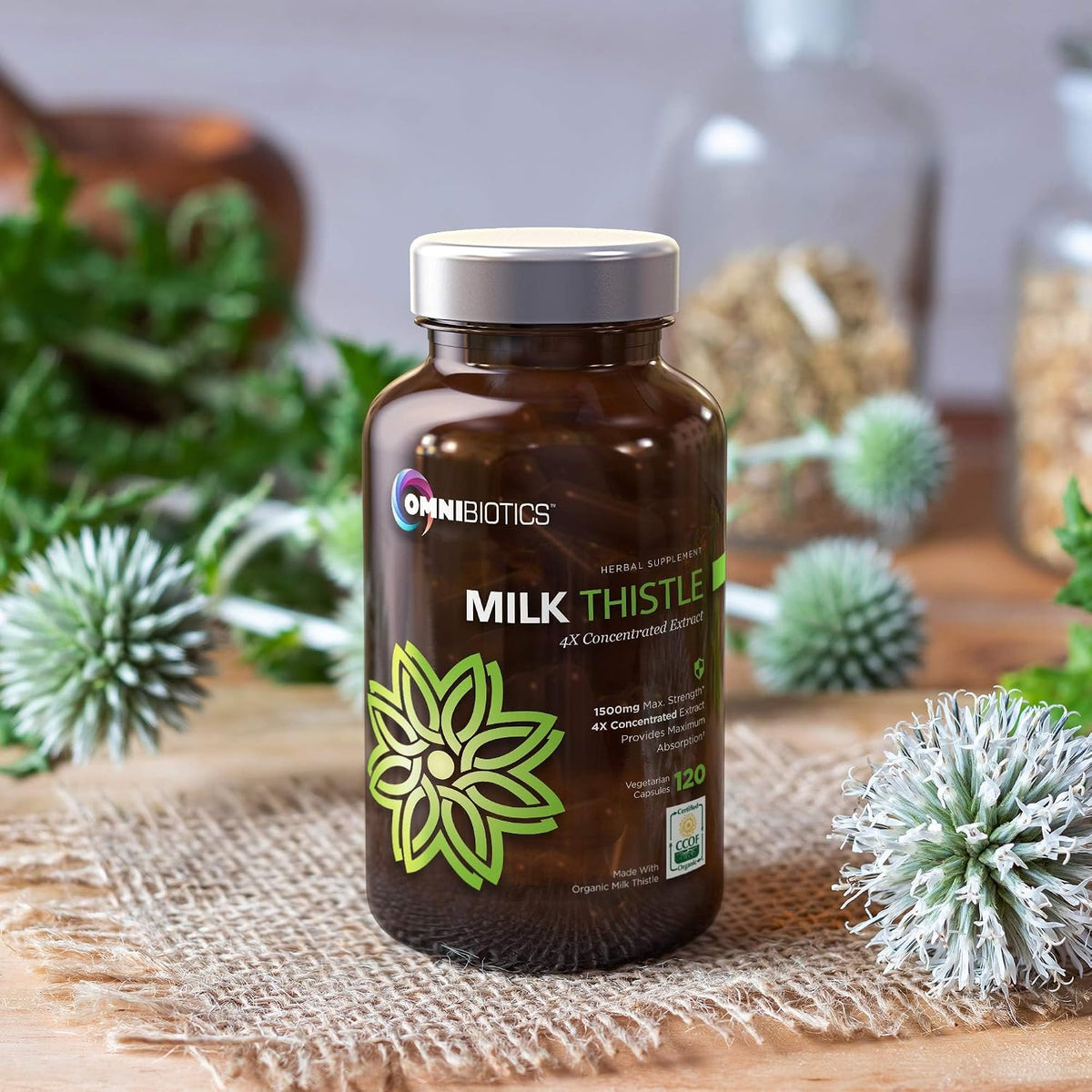 Milk Thisle Capsules + Organic Turmeric Curcumin