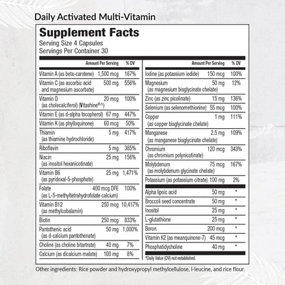 Equilife - Daily Activated Multi-Vitamin (30 Servings) and Progesterone Support (90 ct.) Bundle, 21 Essential Vitamins and Herbal Hormone Supplement