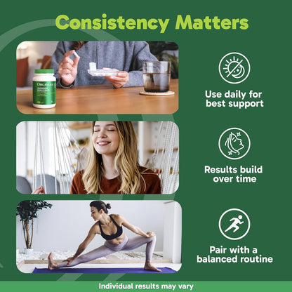 Organika Magnesium Bisglycinate 200 mg – 120 Vegetarian Capsules, Gentle on Stomach Magnesium Supplement to Support Healthy Muscle, Nerve & Bone Function