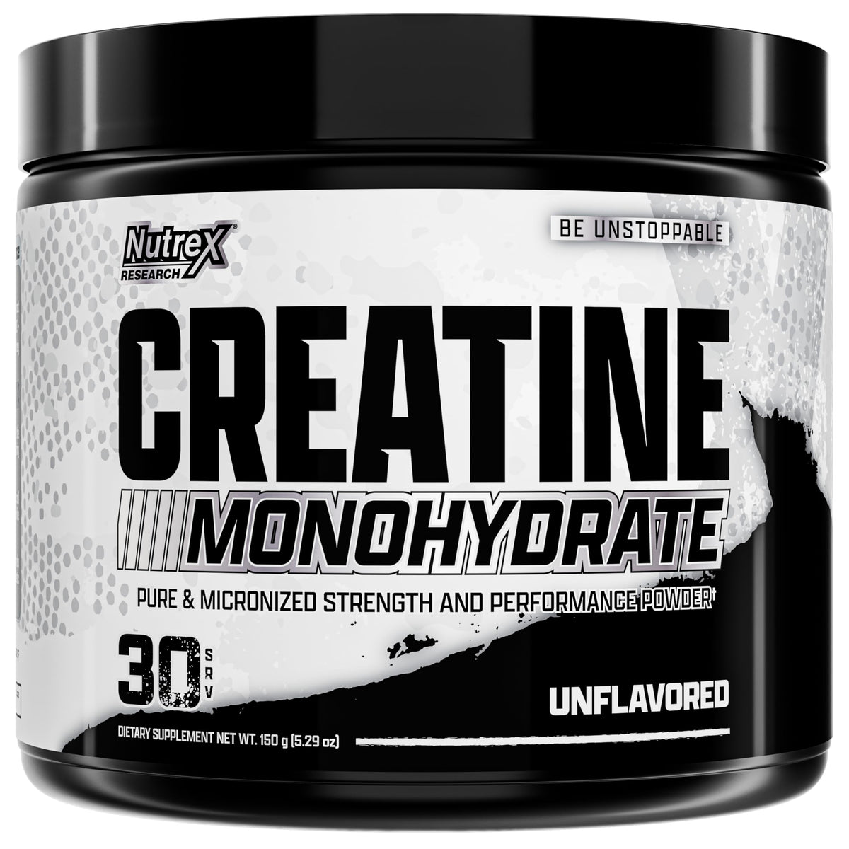 Nutrex Research Micronized Creatine Monohydrate Powder - 200 Servings (1KG) Pure, Unflavored Creatine Monohydrate Supplement for Muscle Gain, Strength and Performance, 5G Per Serv (2.2lbs)