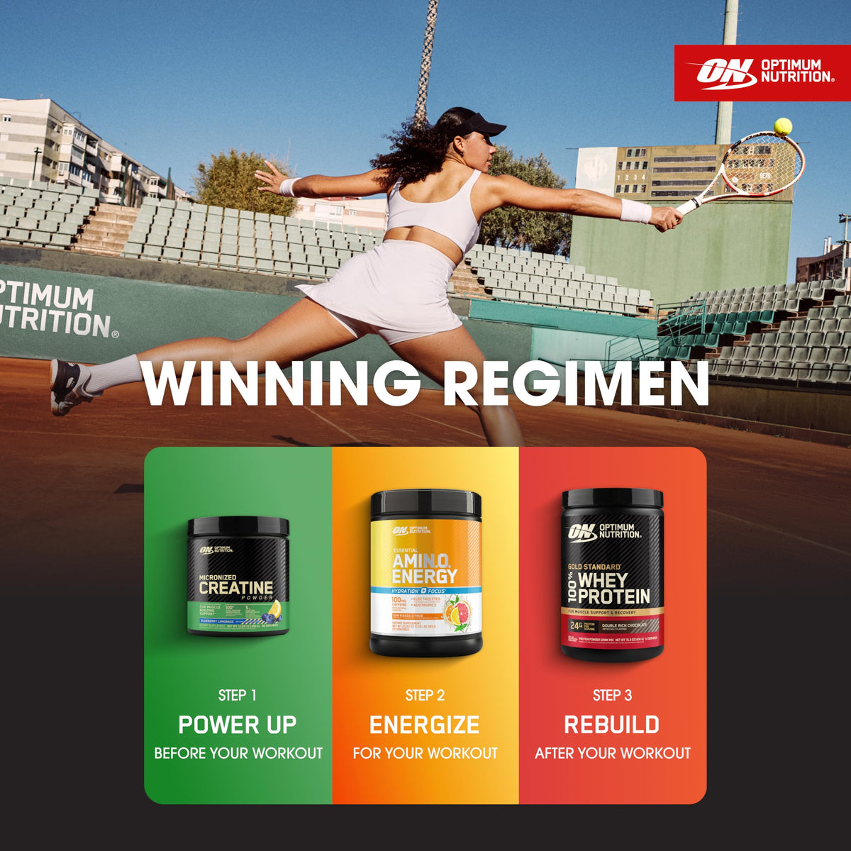 Optimum Nutrition, Amino Energy Powder Plus Focus, with Bcaa, Electrolytes, and Caffeine, Watermelon, 30 Servings | Contains BCAAs, Electrolytes, 100 mg Caffeine, 5g Amino Acids, Zero Sugar, Supports Hydration, Banned Substance Tested
