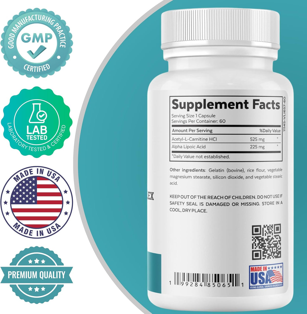 ALA & ALC Complex + Men’s Daily 7 Essentials Bundle | Energy, Metabolism, Cognitive Support, Vitality, Immunity & Daily Wellness