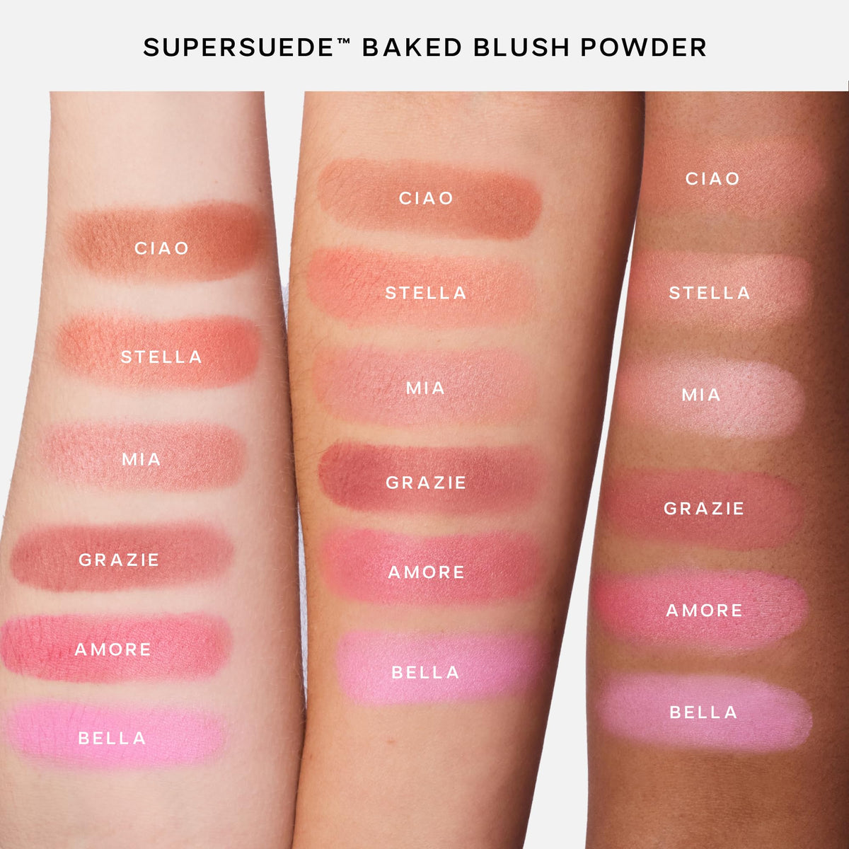 Saie Cheek Flush Duo - Dew Liquid Blush (.40 oz, Spicy), SuperSuede Baked Powder Blush (.01 oz, Ciao) - Layerable, Skin-Nourishing Blushes for a Seamless Radiant Finish SaieBuy Supplements Australia