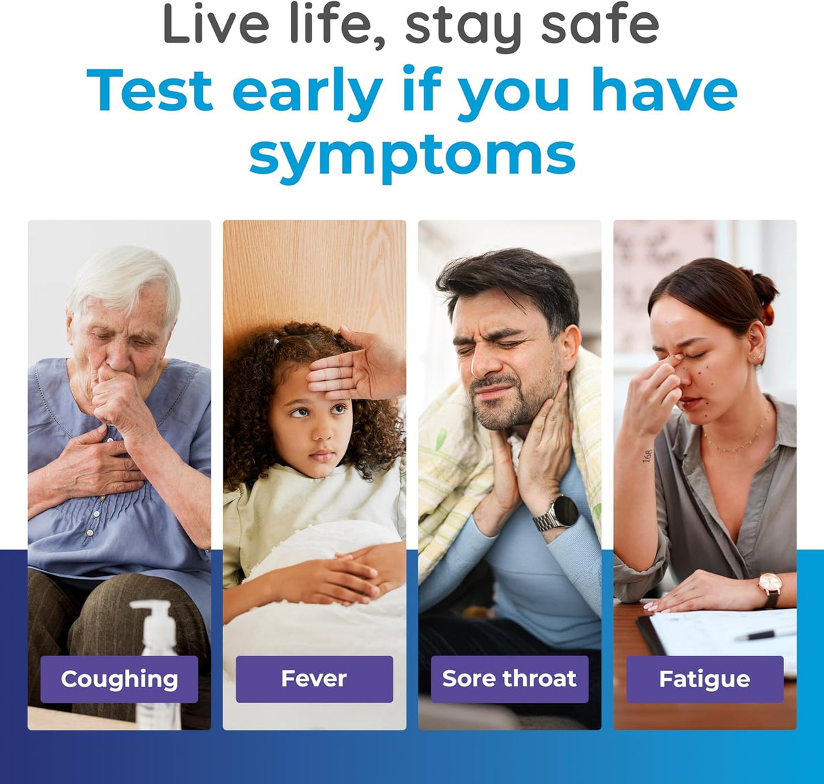 INDICAID COVID-19/Flu A+B 3-in-1 Antigen Test, Covid Flu Test Combo, 5 Tests, Accurate Results in 10 Minutes - Made in USA, Easy to Use at Home, School, Working Place, and when Traveling- FSA/HSA Eligible