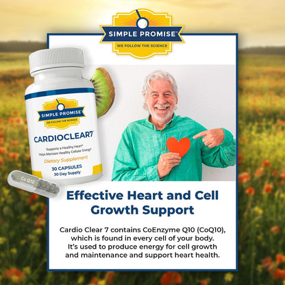 Cholibrium and CardioClear7 Bundle - Daily Energy - Mushroom Complex, CoQ10 | Mushroom-CoQ10 Pair, For Steady Daily Vitality, With Cordyceps and Shilajit, Three Capsules Daily, 30 Day Supply, Vegan