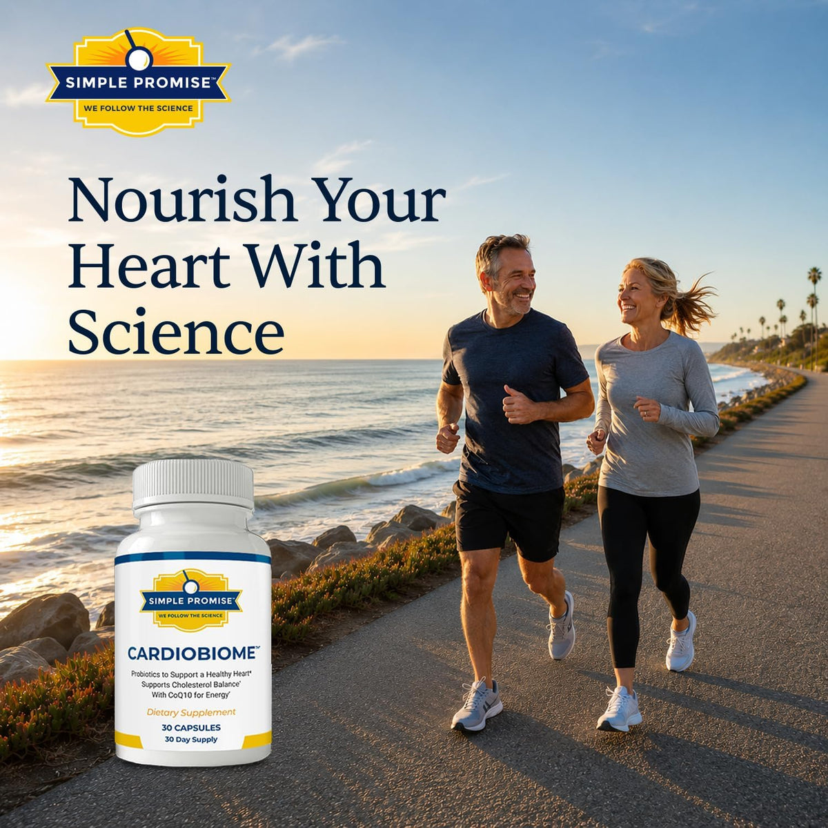 CardioBiome - CoQ10 Probiotic with Artichoke Extract - Heart Health Support | Probiotic Heart Blend, Circulation and Gut Support, Artichoke Extract, Simple Once-Daily Routine, Non-GMO, 30-Day Supply