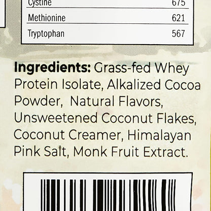 Santa Cruz Paleo Whey Protein Powder, Coconut Cookie, 20 G Grass Fed Whey Protein Isolate Per Serving, Gluten Free, Paleo & Keto Friendly, No Sugar Added, Protein Shake Mix, 20 Servings, 1.2 lb Bag