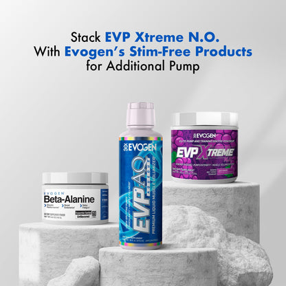 Evogen EVP Xtreme NO Pre-Workout for Men & Women | Sour Candy | 40 Servings | Arginine nitrate, L-citrulline, beta-alanine, creatine and coconut water; caffeine and yohimbe for energy and pumps