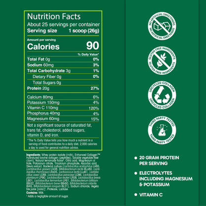 Organika Raspberry All Day Protein Hydrator, 22.93 OZ