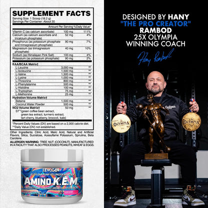 Evogen EVP Xtreme NO Amino K.E.M. Bundle – Pre Workout Powder & EAA/BCAA Pump Volumizer for Muscle Growth, Hydration & Performance | Sour Candy