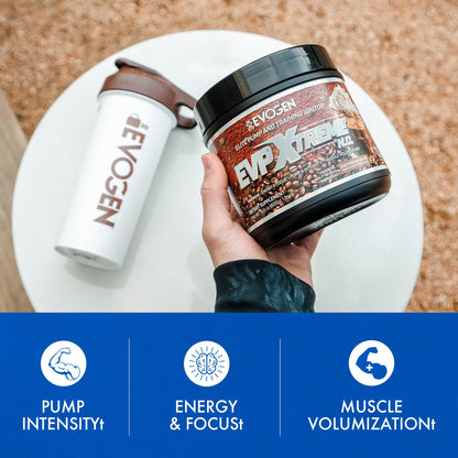 Evogen EVP Xtreme NO Pre-Workout for Men & Women | Sour Candy | 40 Servings | Arginine nitrate, L-citrulline, beta-alanine, creatine and coconut water; caffeine and yohimbe for energy and pumps