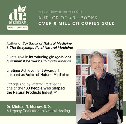 Dr. Murray's Ultimate Metabolic Health - Berbevis® Berberine Phytosome + Eriomin® Citrus Flavonoids + Ceylon Cinnamon + Akkermansia AKK11® Probiotic | Vegan | GMP Certified | 60 Capsules