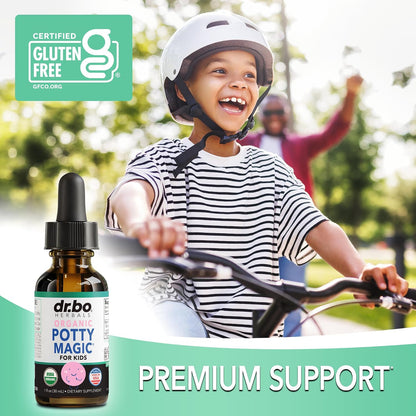 Constipation Relief for Kids Liquid Drops - Organic Potty Magic Toddler Constipation Relief, Senna & Prebiotic Fiber Fennel - Natural Liquid Fiber for Kids Digestive Support Supplement Children 1 oz