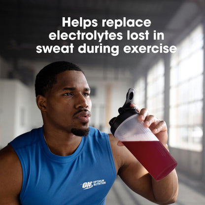 Optimum Nutrition, Amino Energy Powder Plus Focus, with Bcaa, Electrolytes, and Caffeine, Watermelon, 30 Servings | Contains BCAAs, Electrolytes, 100 mg Caffeine, 5g Amino Acids, Zero Sugar, Supports Hydration, Banned Substance Tested