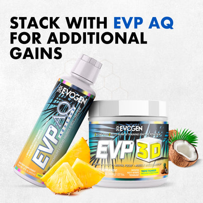 Evogen EVP 3D Stim Free Pre-Workout | Citrus Candy | 40 Servings | Arginine nitrate, L-citrulline, beta-alanine and creatine with lion's mane, L-tyrosine and DMAE for pumps and focus