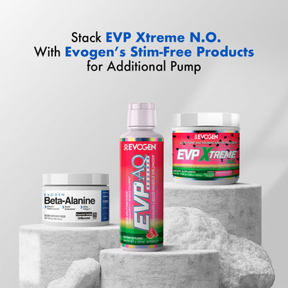 Evogen EVP Xtreme NO Pre-Workout for Men & Women | Sour Candy | 40 Servings | Arginine nitrate, L-citrulline, beta-alanine, creatine and coconut water; caffeine and yohimbe for energy and pumps