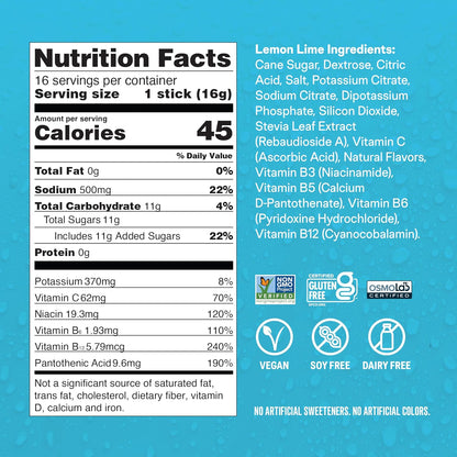 Liquid I.V.® Hydration Multiplier - Classics - Lemon Lime + Firecracker - 2 Pack (16 Servings)