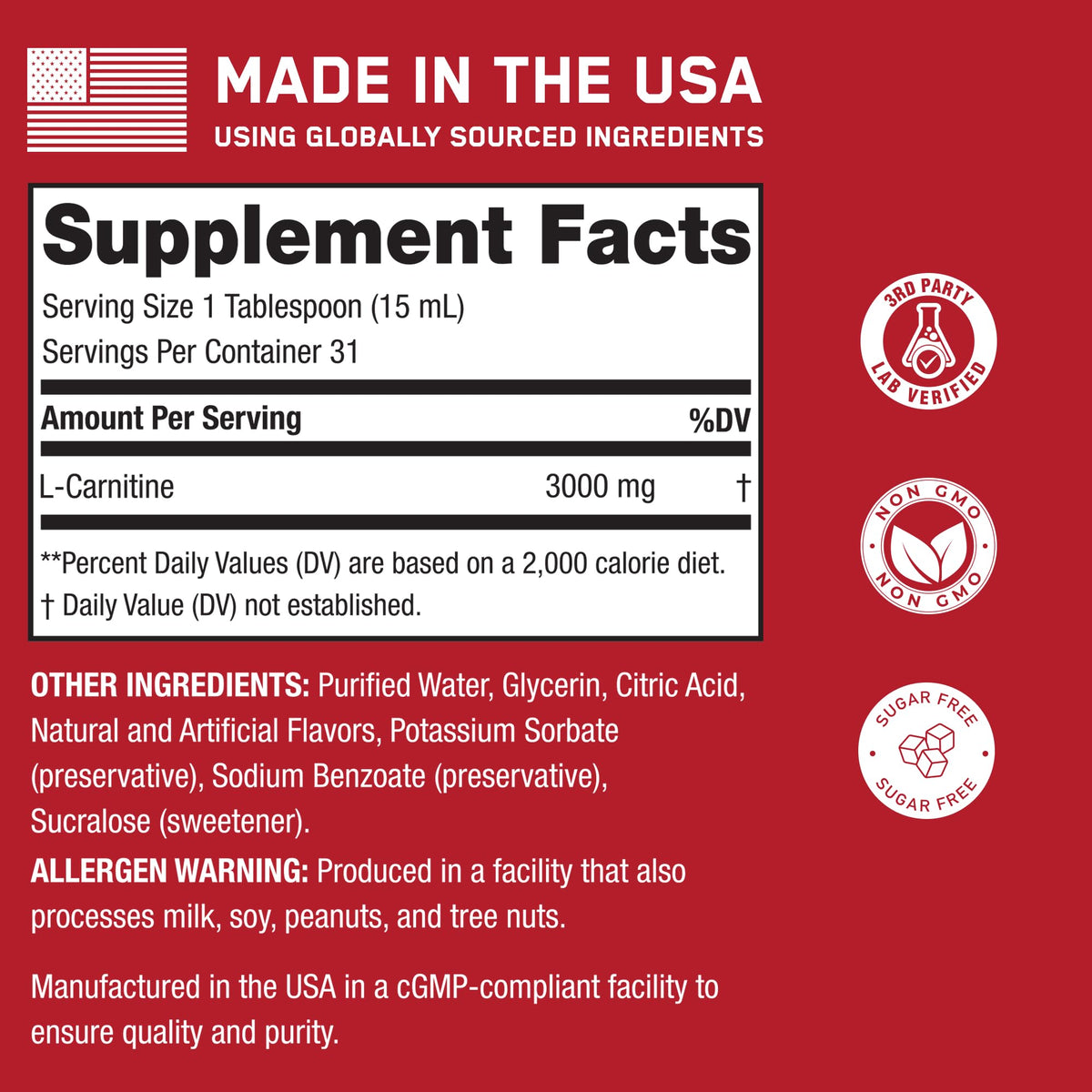 SteelFit Steel Burn, Premium Liquid L-Carnitine, 3000mg, Island Pineapple | Stimulant-Free & Clean Workout Drink for Men & Women Supports Healthy Weight Loss Management & Fat Metabolism - 31 Servings