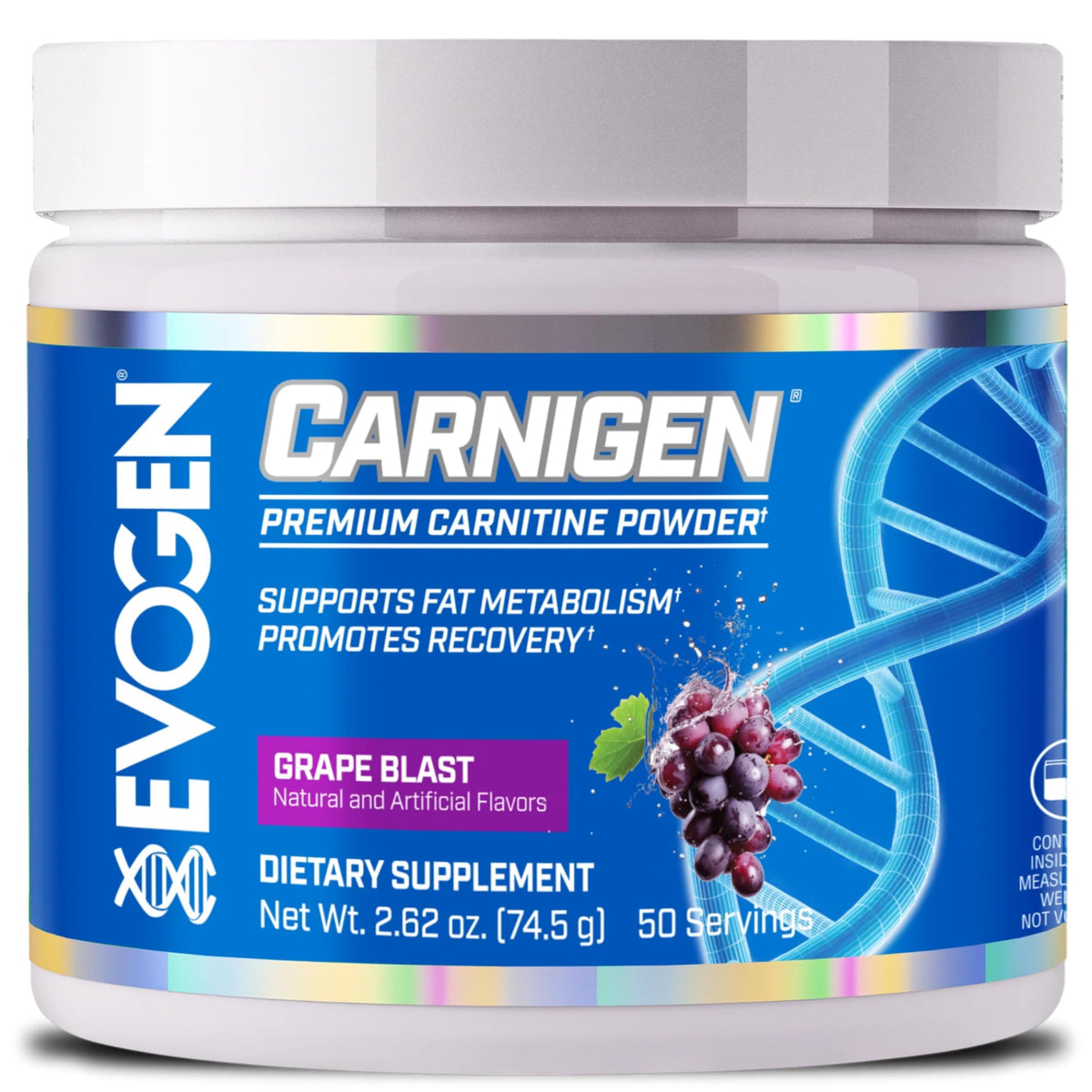 Evogen Carnigen Supports Energy and Metabolism | Raspberry Lemonade | 50 Servings
