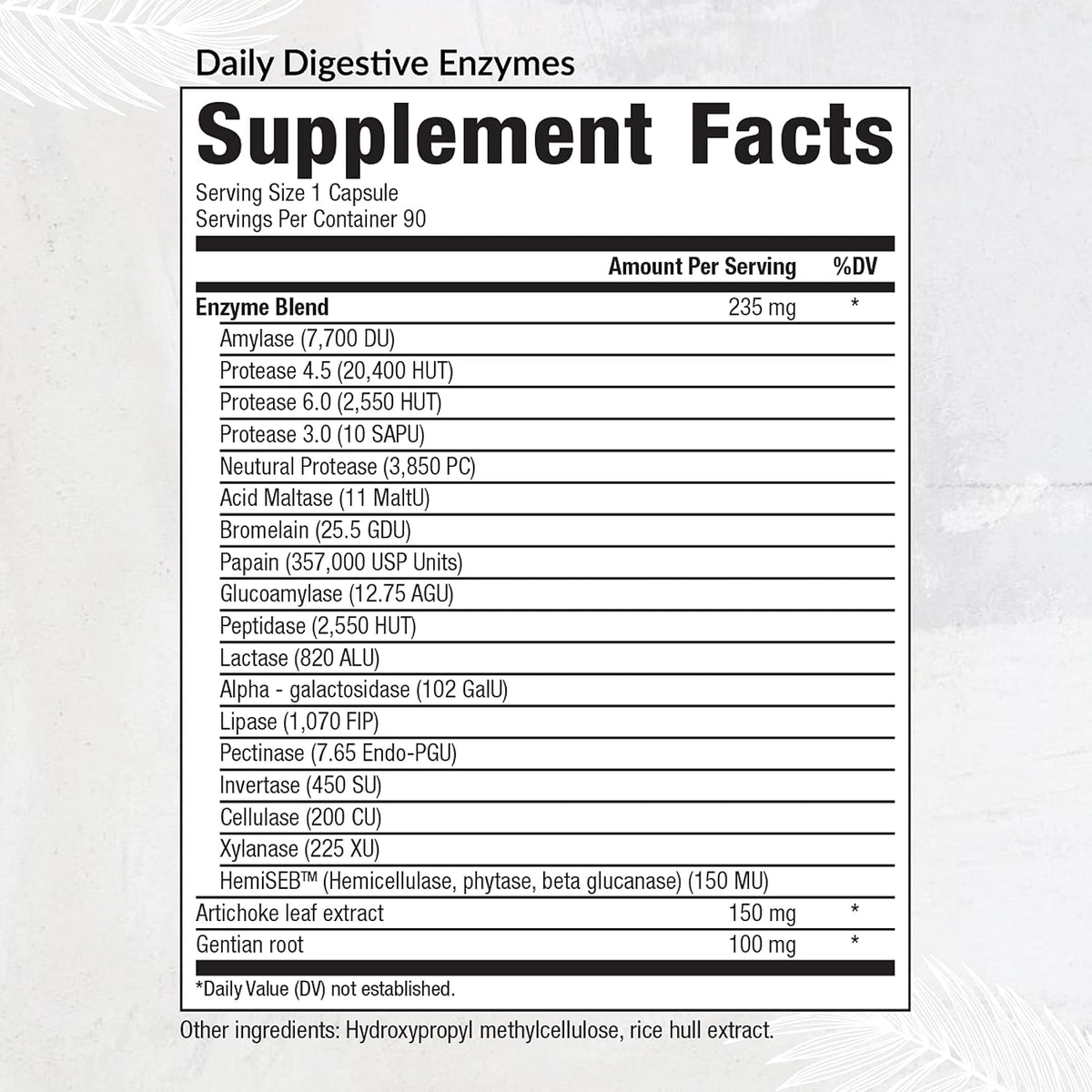 Equilife Daily Digestive Enzymes, Bromelain, Lactase & Lipase, 90 Capsules | Supports Healthy Digestion, Acid Balance & Nutrient Absorption | Allergen Free | Gluten Free | Vegan | Non-GMO